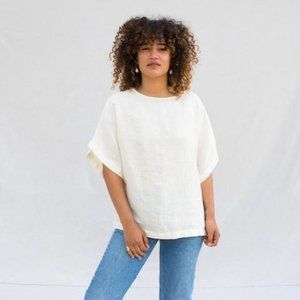 Black Crane Linen Box Top